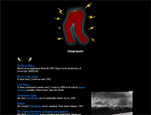 Tablet Screenshot of dangerpants.com